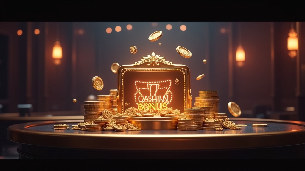 Carteira de casino com moedas extra e ícones de recompensa por depósito