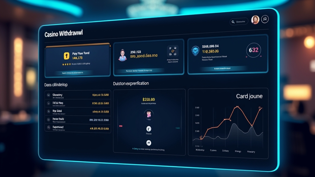 Painel de levantamentos com prazos e validação de cashout numa sala de casino